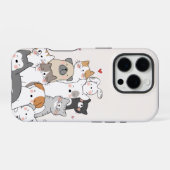 かわいい動物 iPhoneケース (裏面横)