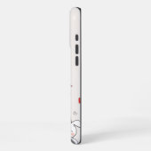 かわいい動物 iPhoneケース (左側面)