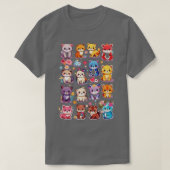 かわいい動物 Tシャツ (デザイン正面)