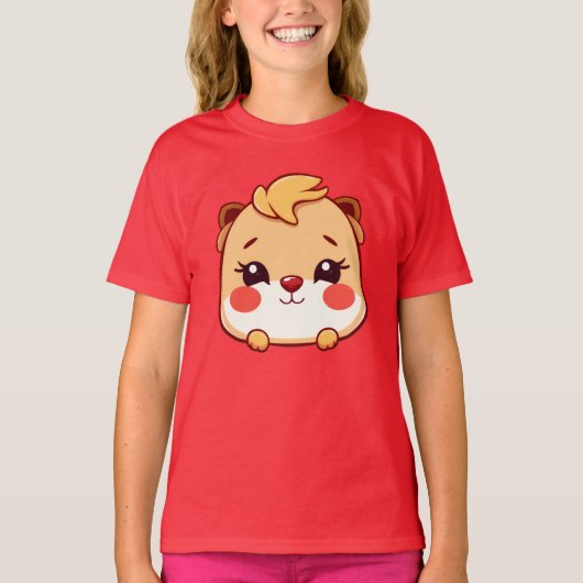 かわいい動物 Tシャツ (正面)