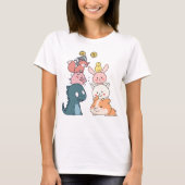 かわいい動物 Tシャツ (正面)