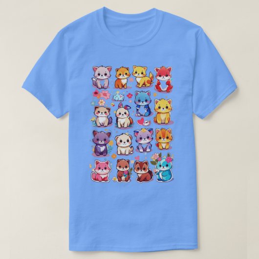 かわいい動物 Tシャツ (デザイン正面)