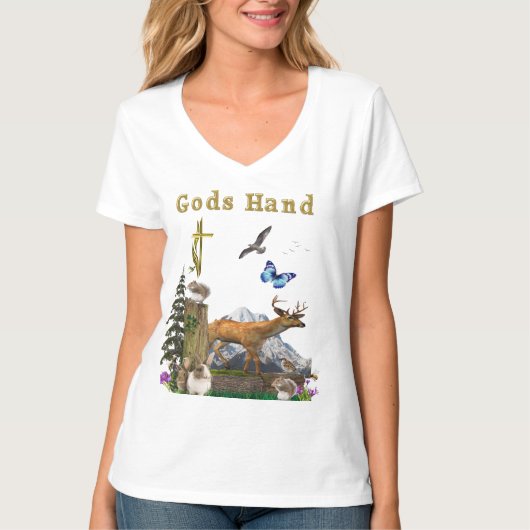 かわいい動物 Tシャツ (正面)