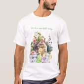 かわいい動物Tシャツ | 家族Tシャツをカスタマイズ Tシャツ (正面)
