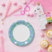 かわいい動遊物の水3 ペーパープレート (パーティー)