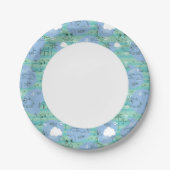 かわいい動遊物の水3 ペーパープレート (正面)