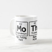 かわいい化学の周期表 サイエンス 母の日ギフト コーヒーマグカップ (正面左)