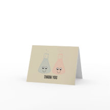 かわいい化学の感謝カード