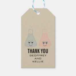 かわいい化学結婚の贈り物ラベル ギフトタグ
