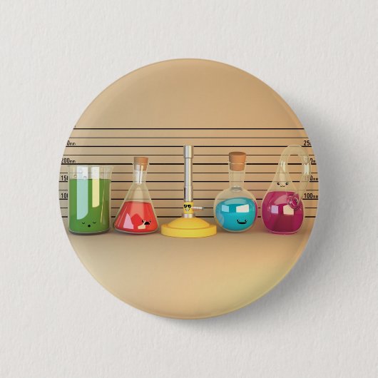 かわいい化学 缶バッジ (正面)