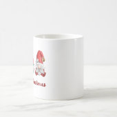 かわいい北おもしろい格言クリスマス コーヒーマグカップ (中央)