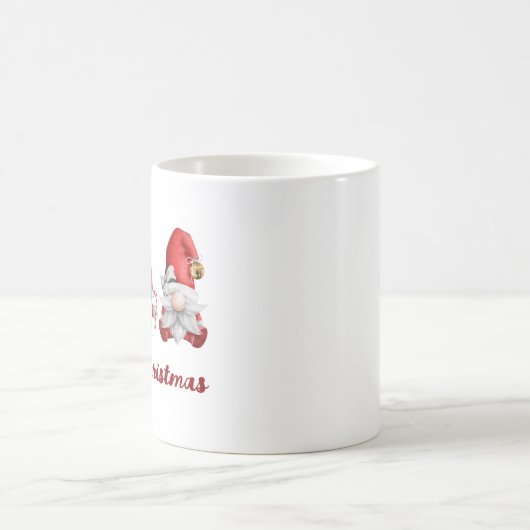 かわいい北おもしろい格言クリスマス コーヒーマグカップ (中央)