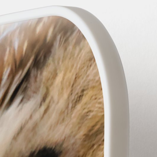 かわいい北のこぎりフクロウ ピックルボールラケット (左詳細)