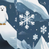 かわいい北極の友達のパターンはむき取りとスティック 壁紙 (縫い目)