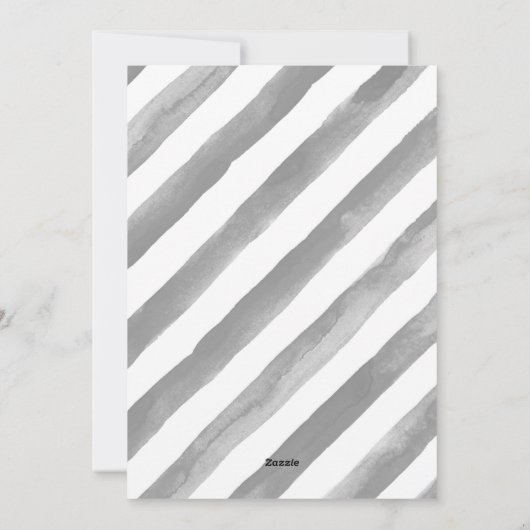 かわいい北極の誕生日の招待状 シーズンカード (裏面)