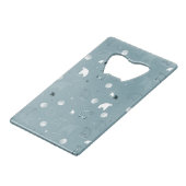 かわいい北極を表示するパターン クレジットカード栓抜き (正面アングル)