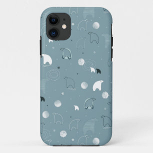 かわいい北極を表示するパターン iPhone 11 ケース