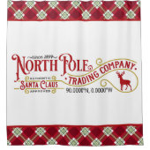 かわいい北極商社 シャワーカーテン (正面)