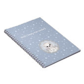 かわいい北極熊の冬をテーマにしたノートブック ノートブック (右側)