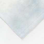 かわいい北極熊の家族 フリースブランケット (角)