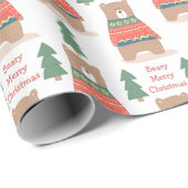 かわいい北欧の陽気なクリスマス ラッピングペーパー (ロールコーナー)
