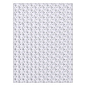 かわいい北欧キツネとフローラマーキングパターン（の模様が）ある テーブルクロス (正面)