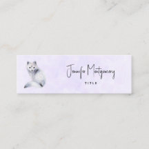 かわいい北欧キツネとフローラマーキング