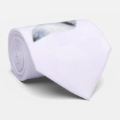 かわいい北欧キツネとフローラマーキング ネクタイ (ロール)