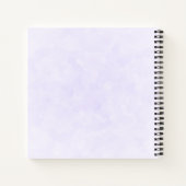 かわいい北欧キツネとフローラマーキング ノートブック (裏面)