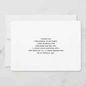 かわいい北欧キツネとフローラマークありがとう サンキューカード (裏面)