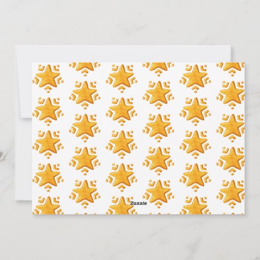 かわいい北欧クリスマス格言写真 シーズンカード (裏面)