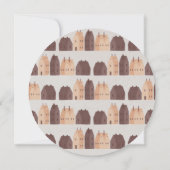 かわいい北欧スカンジナルモダンハウスクリスマス 案内状 (裏面)