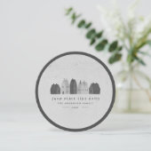 かわいい北欧スカンジナルモダンハウスクリスマス 案内状 (スタンド正面)