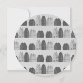 かわいい北欧スカンジナルモダンハウスクリスマス 案内状 (裏面)