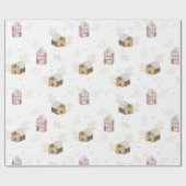 かわいい北欧スカンジハウスハイジーラッピング紙 ラッピングペーパー (フラット)