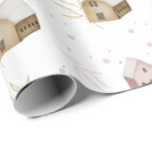 かわいい北欧スカンジハウスハイジーラッピング紙 ラッピングペーパー (ロールコーナー)