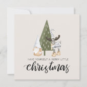 かわいい北欧格言クリスマス シーズンカード (正面)