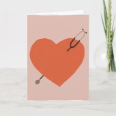 かわいい医療従事者のサンキューカード カード (正面)