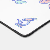 かわいい医療漫画の医師の看護のドードル デスクマット (コーナー)