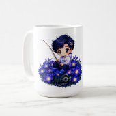 かわいい十二星座アクエリアス コーヒーマグカップ (正面左)