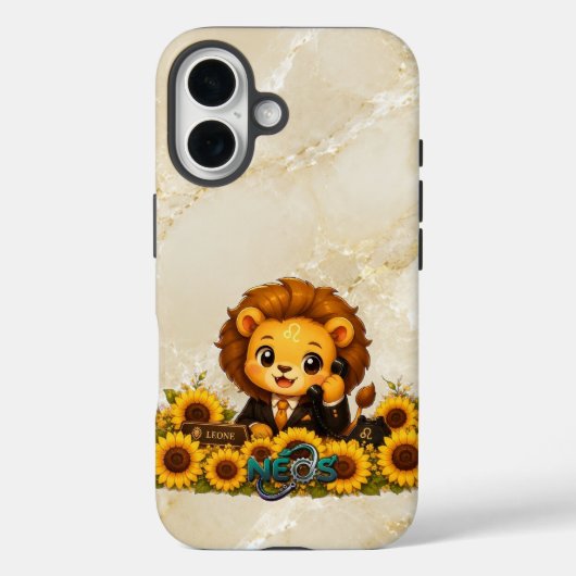 かわいい十二星座ネオス獅子座 Case-Mate iPhoneケース (裏面)