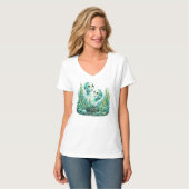 かわいい十二星座ネオス魚座 Tシャツ (正面フル)