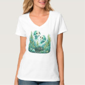 かわいい十二星座ネオス魚座 Tシャツ (正面)