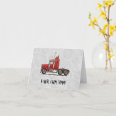 かわいい半タクシー カード (黄色い花)