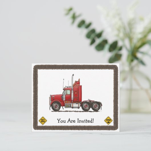 かわいい半タクシー 招待状 (スタンド正面)