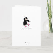 かわいい卒業カード カード (裏面)