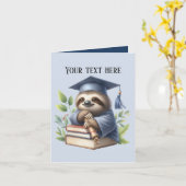 かわいい卒業スロット追加メッセージ カード (黄色い花)