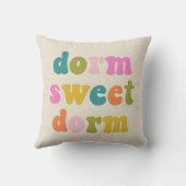 かわいい卒業プレゼント カラフルな寮の名言 クッション (裏面)