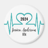 かわいい卒業医師ナース介護者医療 マグネット (正面)