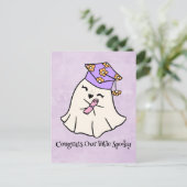 かわいい卒業式かわいいハロウィーンテーマ ポストカード (スタンド正面)